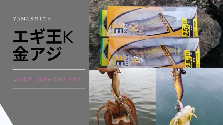 金アジは必須カラー！エギ王Kアオリイカが釣りたいならこれは持っておくべき！｜タミカミブログ